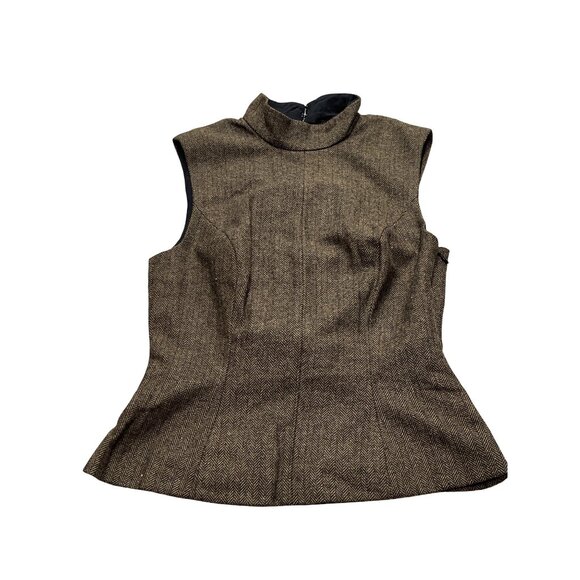 Reformation x Kacey Musgraves Sutton Tie Back Sleeveless Wool Blend Top Sz 2 NEW - Picture 3 of 6
